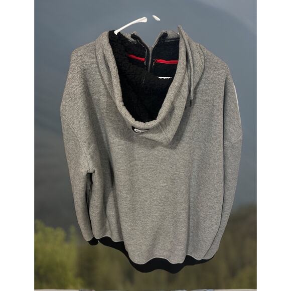 Ecko Unlimited Grey Zippered Hoodie/ Black Logo, Sherpa Lined, Soft, Size 3XL - Picture 2 of 13